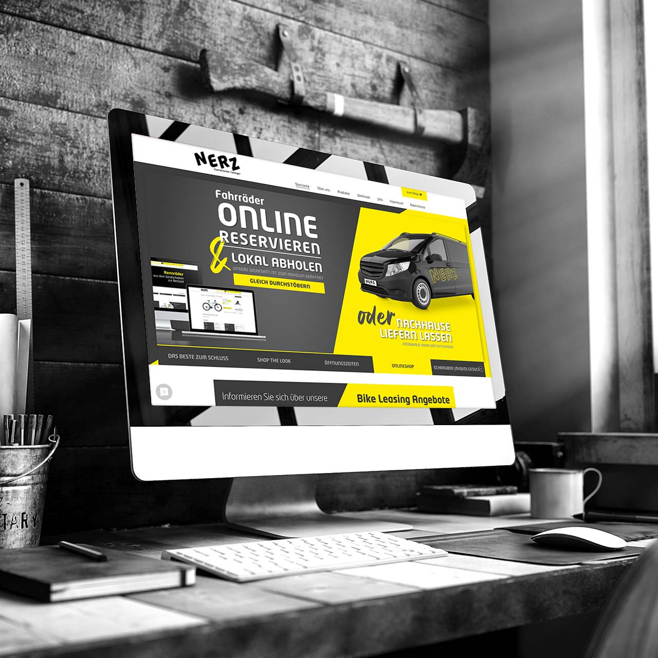 Website von Zweirad-Center Nerz – Webdesign-Referenz von WERK38
