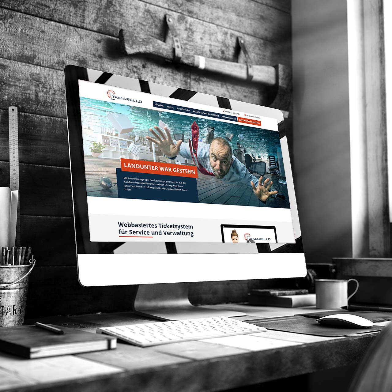 Website von Tamarello – Webdesign-Referenz von WERK38