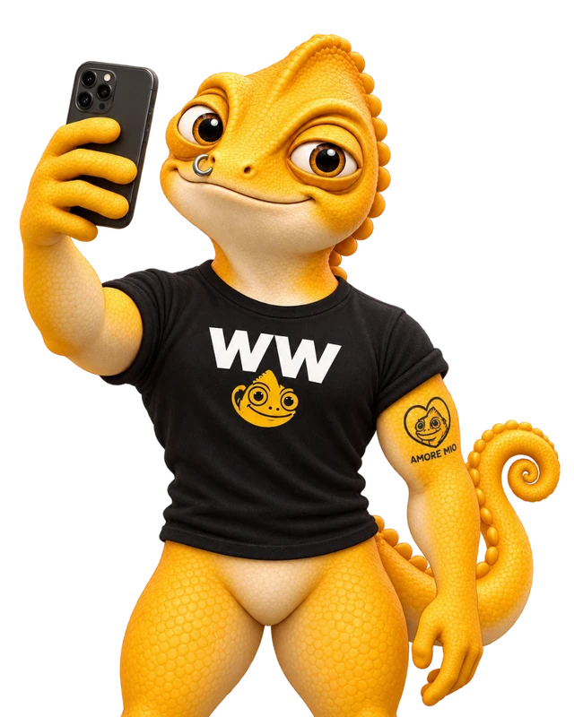 Walter Wechsel hält ein Smartphone für ein Selfie – WERK38 begleitet Ihr Shopsystem- oder Shopsystem-Projekt.